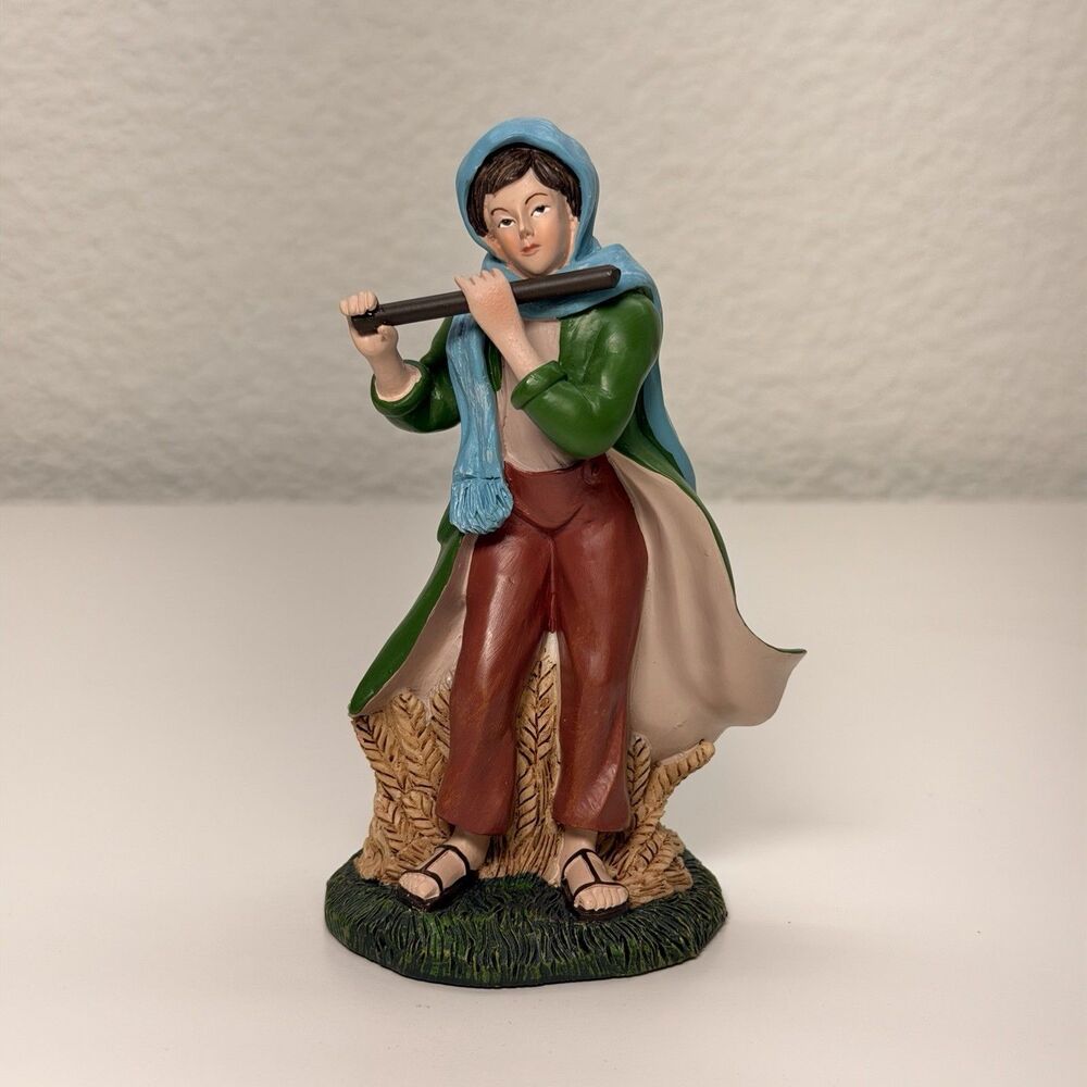 Hawthorne Village "Song Of Peace Musician" Thomas Kinkade Nativity Figurine